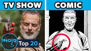20 najważniejszych różnic między komiksem The Walking Dead a programem telewizyjnym