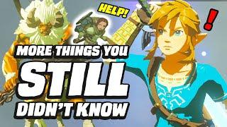 14 WIĘCEJ rzeczy, których JESZCZE nie wiedziałeś w Zelda Breath Of The Wild