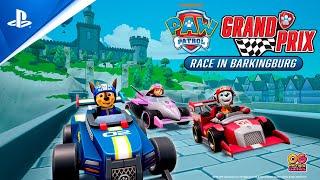 Wyścig Psi Patrol Grand Prix w Barkingburgu — zwiastun DLC |  Gry na PS5 i PS4